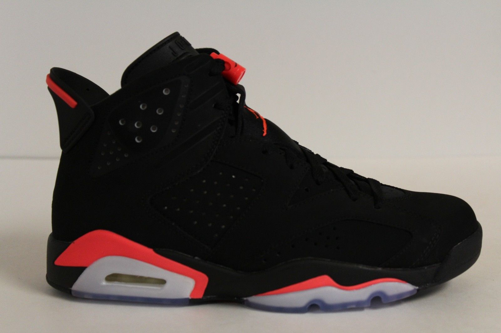 air jordans 6 (VI) women shoes-black/deep infrared